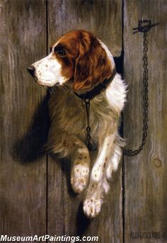 236x343 Dog Painting Setter And Woodcock Historical Dog Paintings - Famous Dog Painting