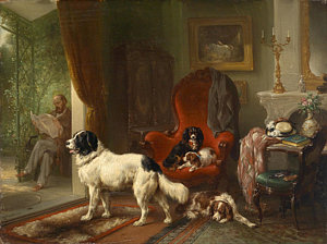 300x224 Famous Dog Paintings - Famous Dog Painting