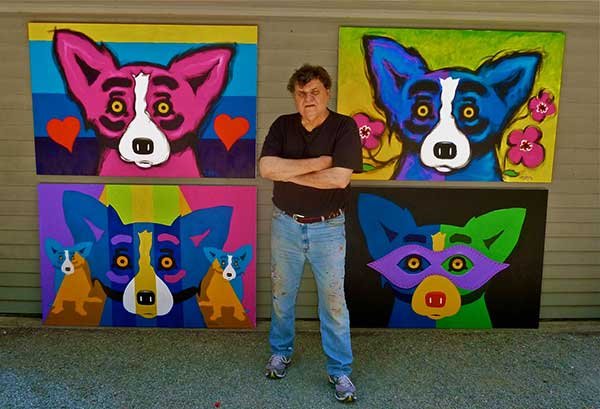 600x409 Rodrigue Family Extends Exhibit In Houston Houston Style - Famous Dog Painting