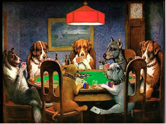 539x404 You'Ll Never Guess How Much These Famous Poker Dog Paintings Have - Famous Dog Painting