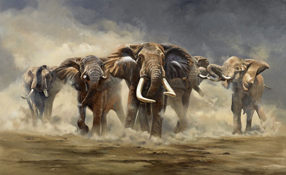 992x606 This Is A Non Profit Making Venture And Is Designed To Draw - Famous Elephant Painting