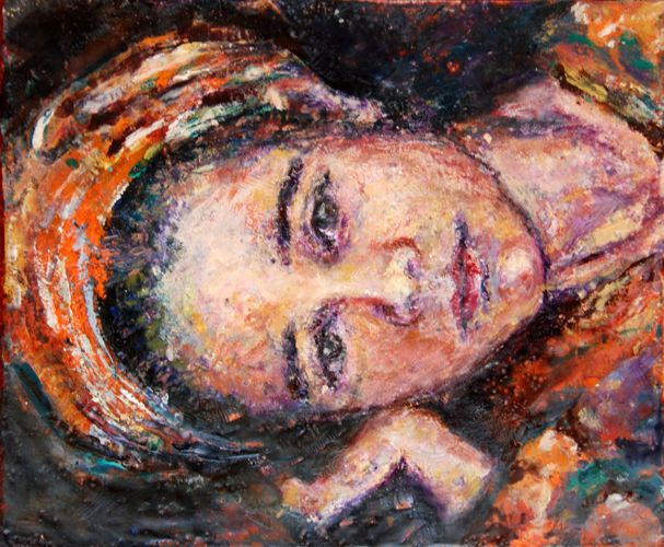 607x500 Lotte Birgit Huttemann Holz Encaustic I Admire - Famous Encaustic Painting