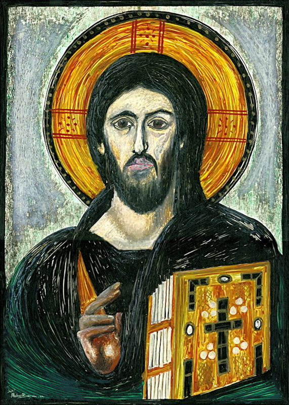 571x800 Michael Bossom And An Auspicious Date - Famous Encaustic Painting