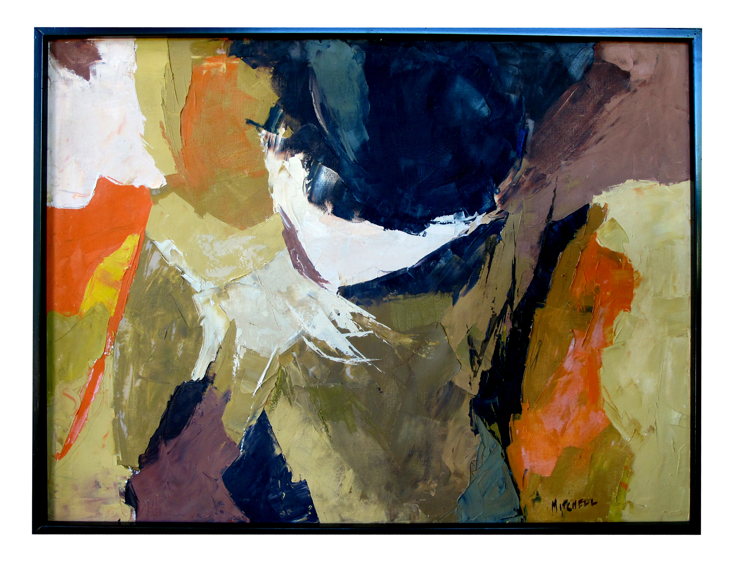 2544x1952 An Eloquent American 1960's Abstract Expressionist Painting - Famous Expressionist Painting