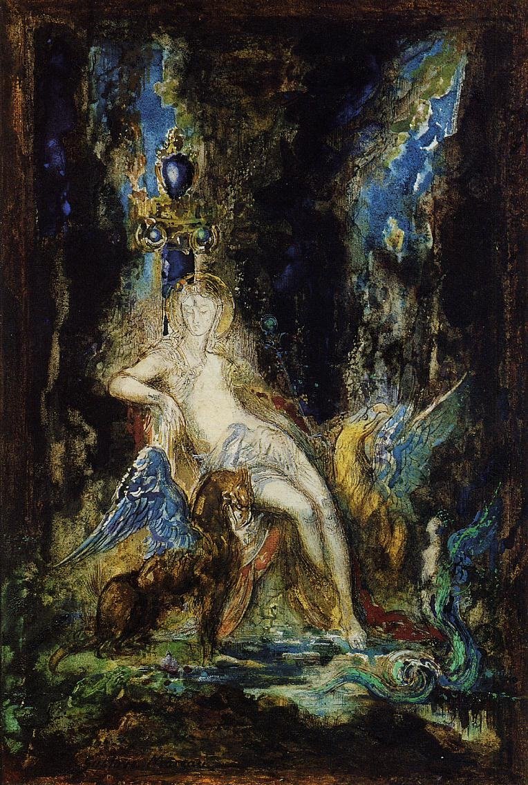764x1135 Filedeva And Gryphon.jpg - Famous Fairy Painting