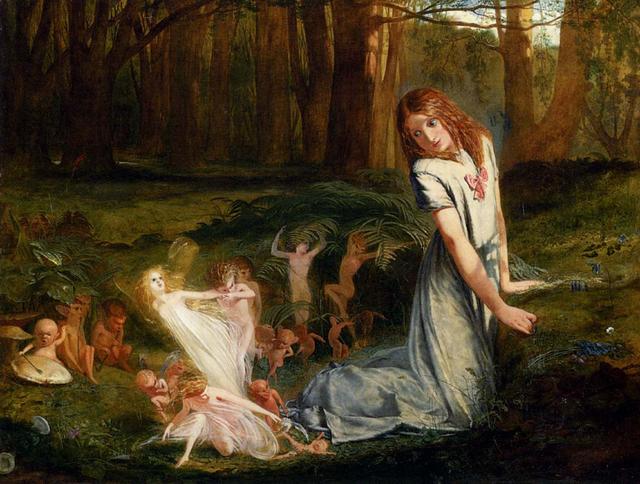 640x484 Vermont Dead Line Lions And Lambs Of March - Famous Fairy Painting
