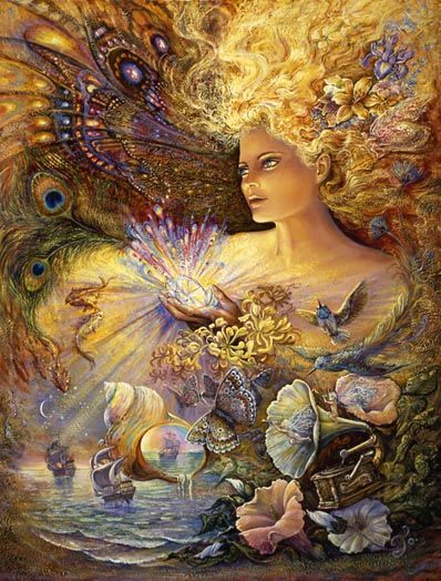 398x524 Ceramic Sensations Tile Josephine Wall Crystal Of Enchantment - Famous Fairy Painting