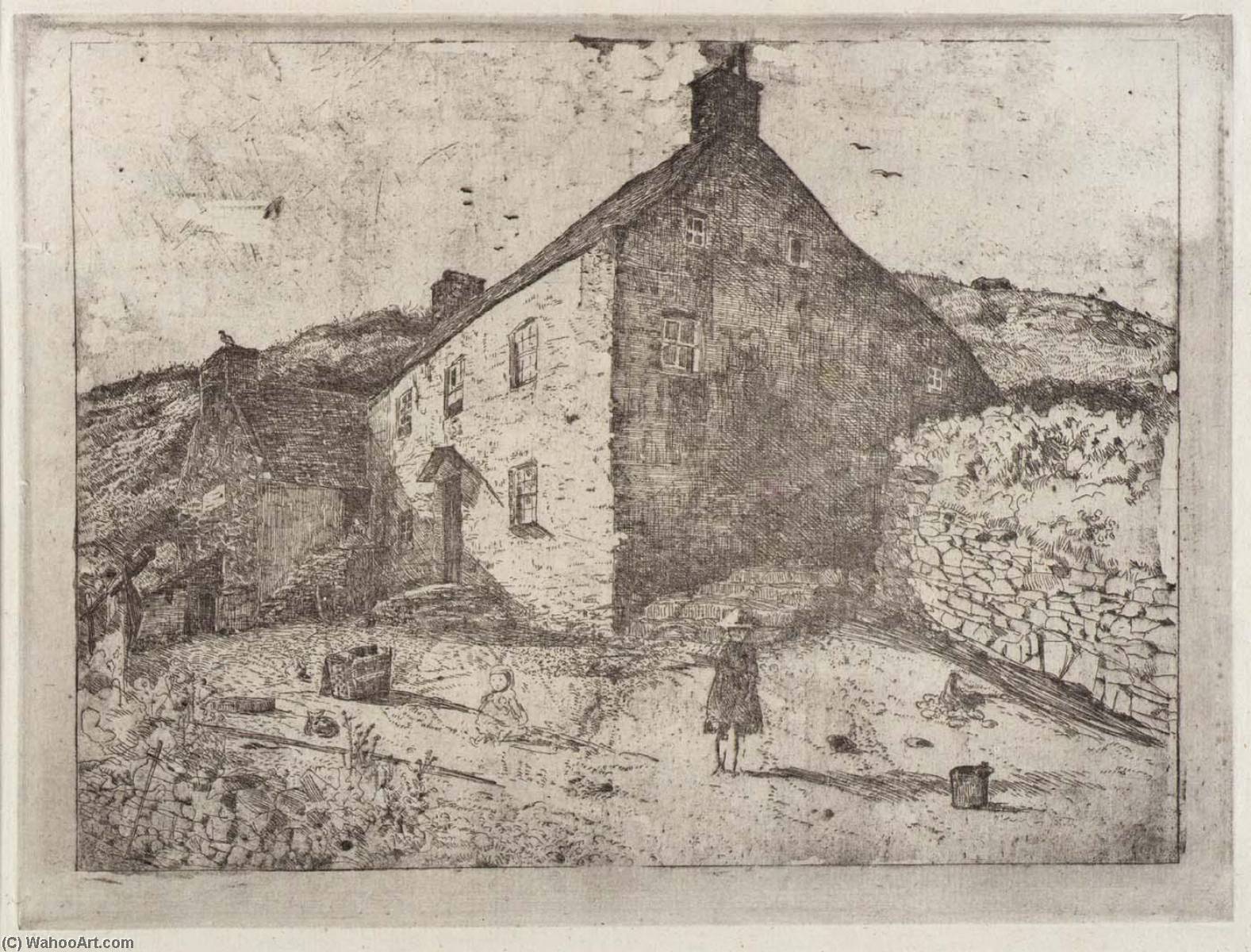 1577x1200 Fisherman's Hut Isle Of Man By Julian Alden Weir - Famous Fisherman Painting