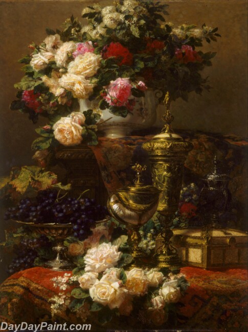 485x650 Famous Floral Paintings For Sale Df05 - Famous Floral Painting