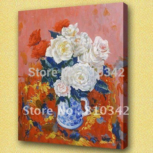 500x500 Monet,floral Painting,reproduction,impressionism,flower,ornament - Famous Floral Painting