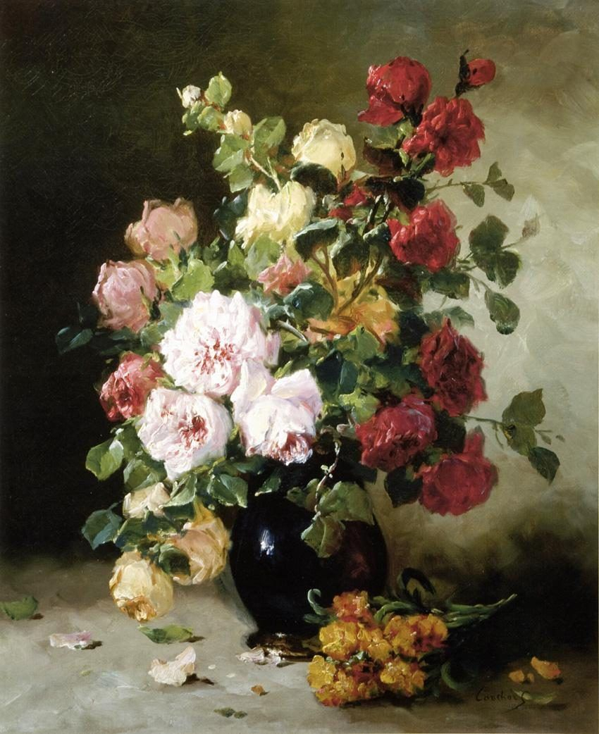 850x1042 Famous Flower Painting Artists Famous Flower Paintings Images - Famous Flower Painting