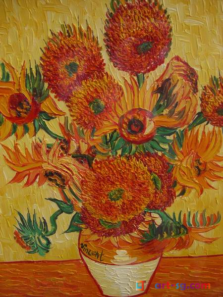 450x600 Famous Paintings Lj Oil Painting 100% Hand Made Hand Painted - Famous Flower Painting
