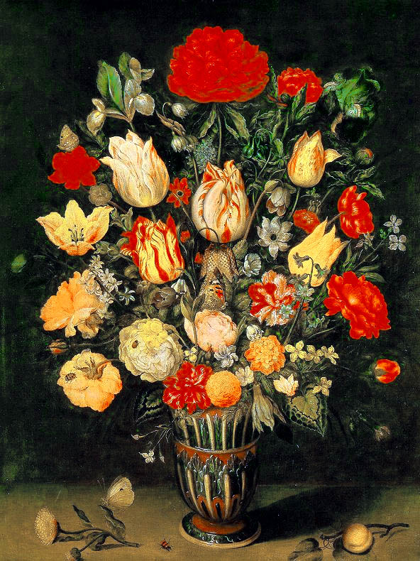 592x790 Fileambrosius Bosschaert, The Elder 01.jpg - Famous Flower Painting