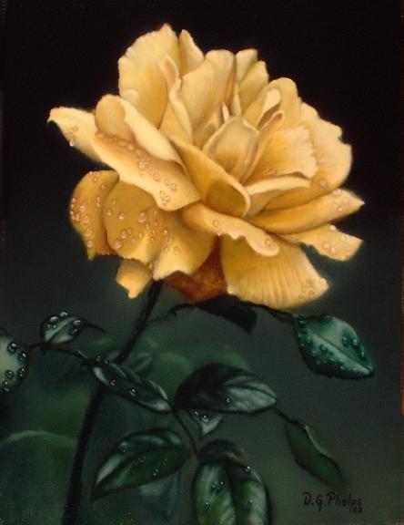 444x576 History Of The Rose, The Worlds Most Famous Flower! - Famous Flower Painting