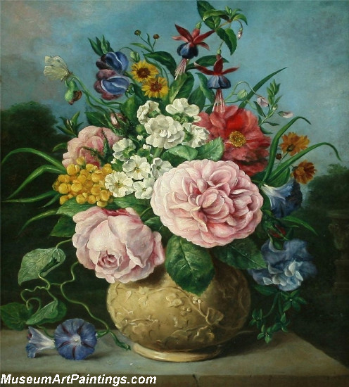 496x550 Famous Classical Flower Paintings 002 - Famous Flower Painting