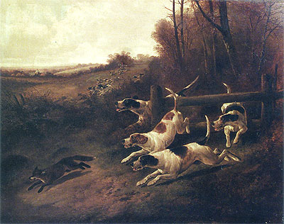 400x316 Fox Hunting John Gifford Painting Reproduction 5439 Topofart - Famous Fox Hunt Painting