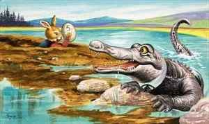 300x179 Famous Rabbits Paintings Amp Reproductions - Famous Fox Painting