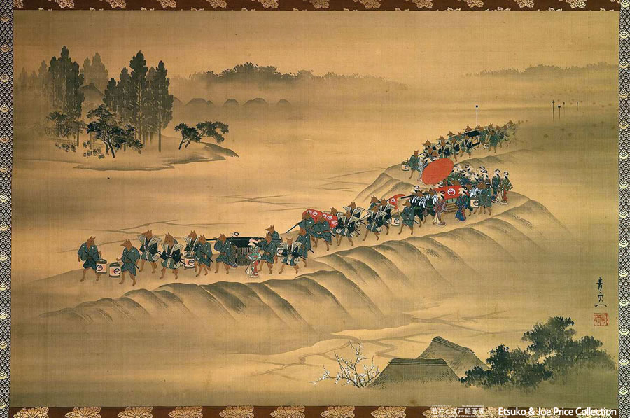 900x597 Kitsune No Yomeiri The Fox Wedding - Famous Fox Painting