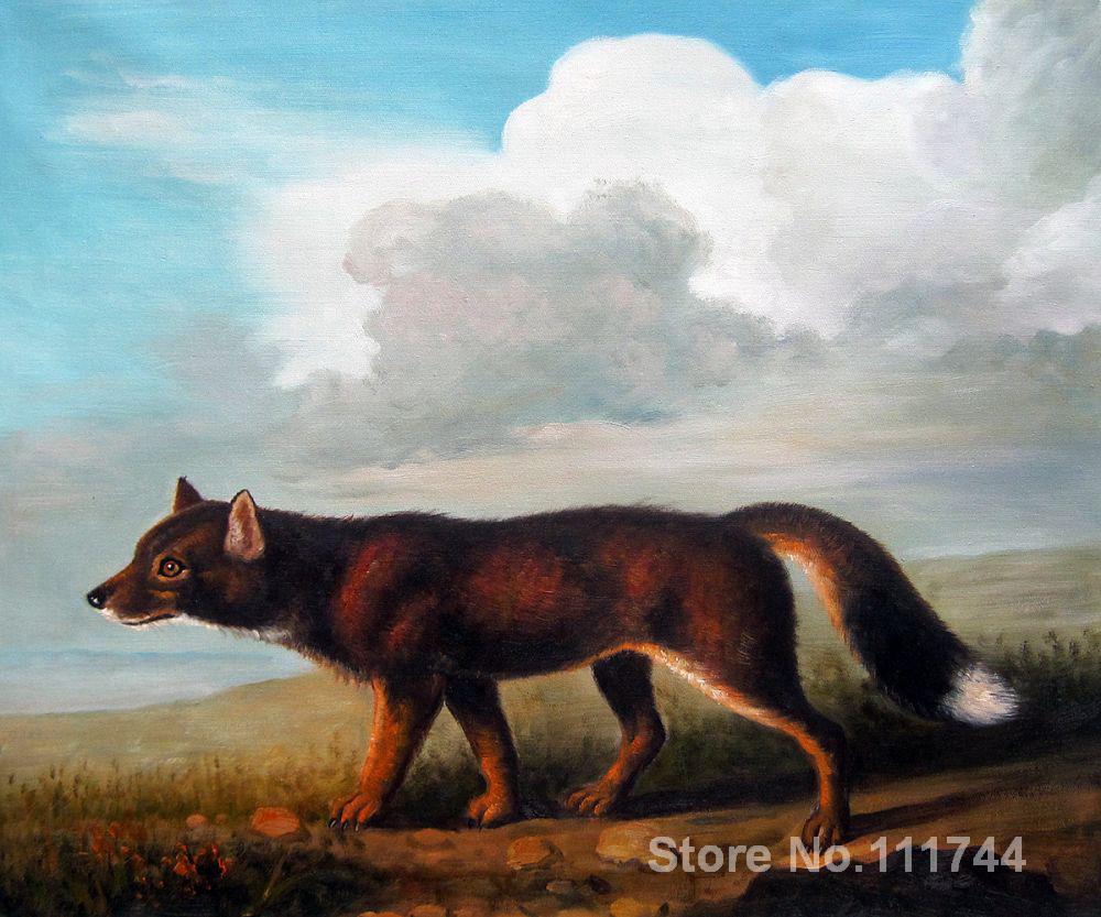 1000x833 Famous Animal Paintings Portrait Of A Large Dog By George Stubbs - Famous Fox Painting