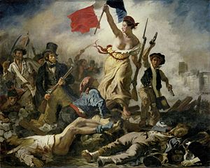 300x241 Liberty Leading The People - Famous French Revolution Painting