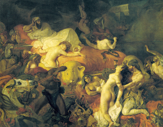 549x427 Revolutionary Horror Delacroix And Gericault - Famous French Revolution Painting