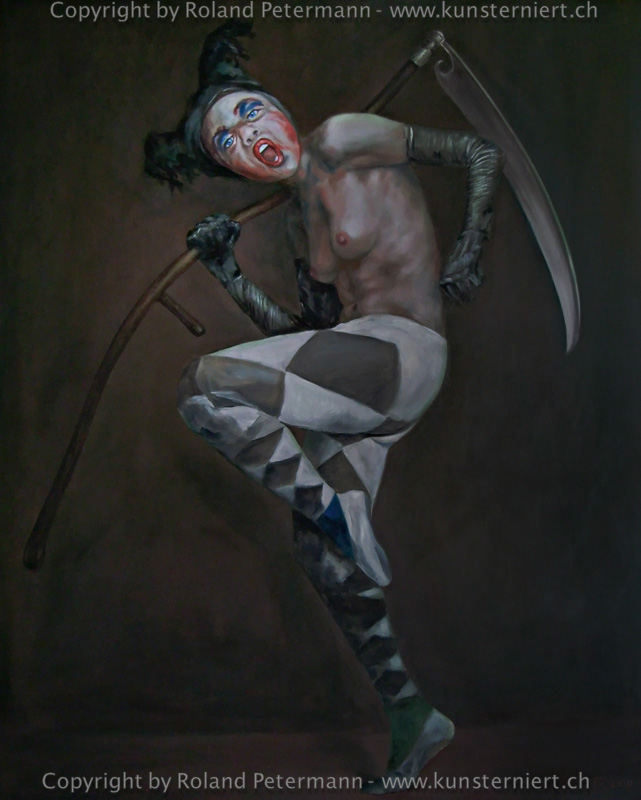 641x800 Female Robots And Cyborgs Or The Bride Of Frankenstein - Famous Grim Reaper Painting