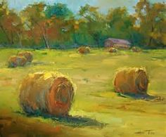 236x195 Busy Busy Landscaping, Paintings And Painting Trees - Famous Hay Bale Painting