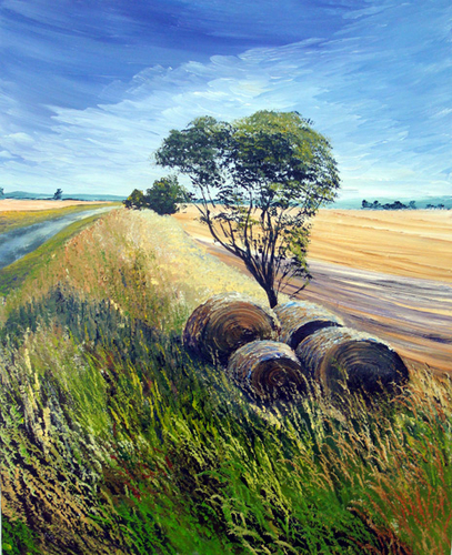 407x500 Tony Hogan Teachers Chroma - Famous Hay Bale Painting