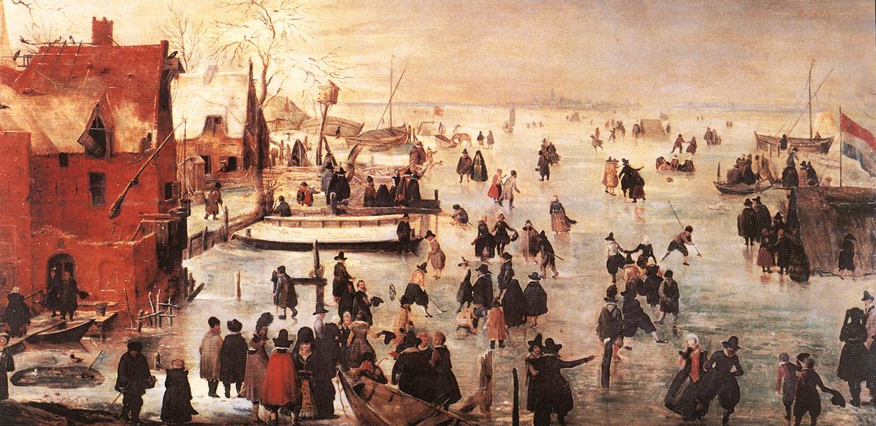 1254x610 Webmuseum Avercamp, Hendrick - Famous Ice Skating Painting
