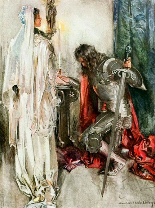 500x670 Painting History Romantic Knight - Famous Knight Painting