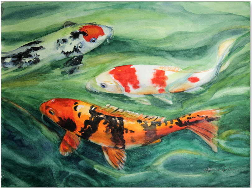 Famous Koi Fish Painting