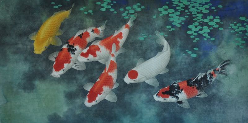 Famous Koi Fish Painting At Explore Collection Of