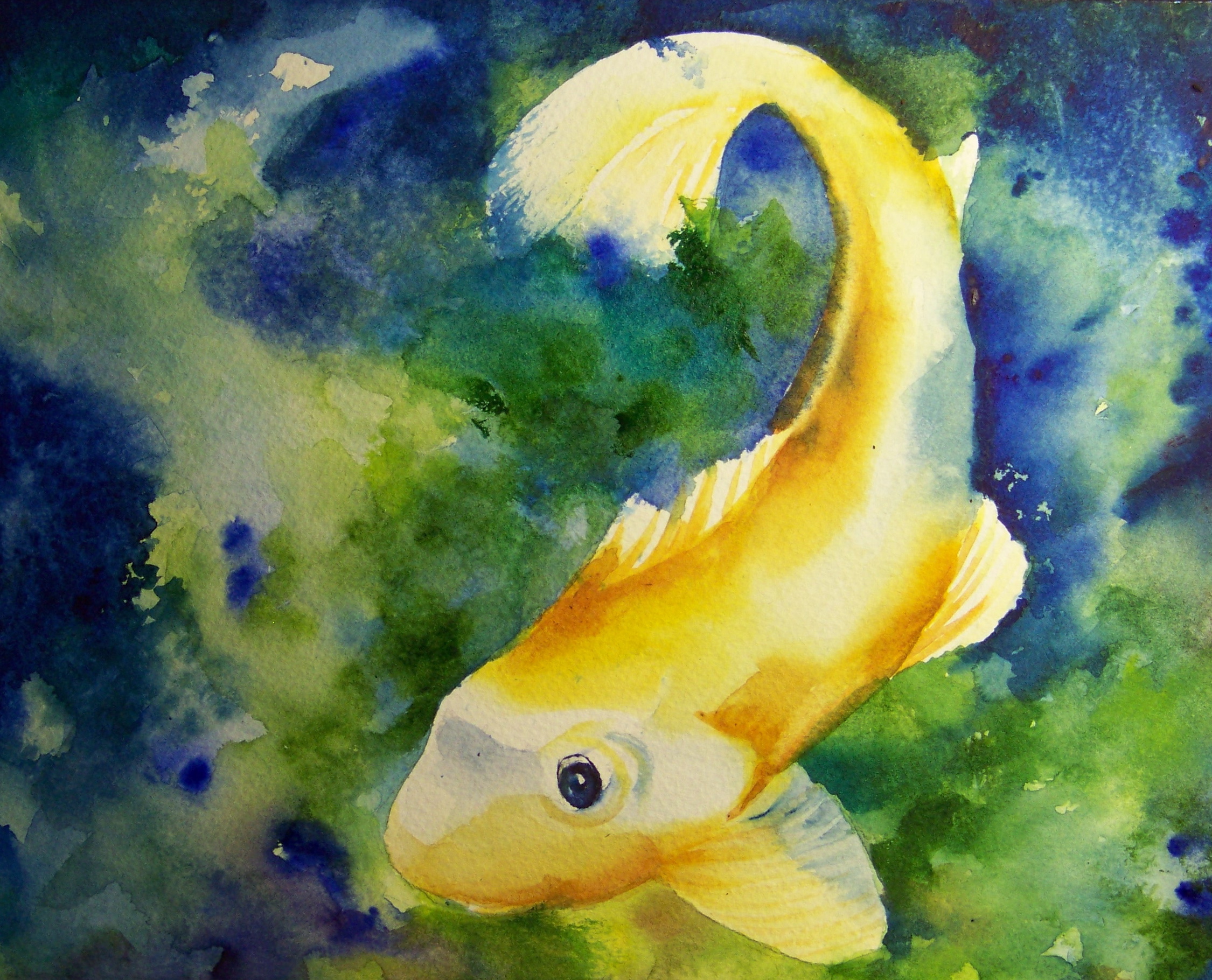 2250x1820 Rembrandt A Painting A Day - Famous Koi Painting