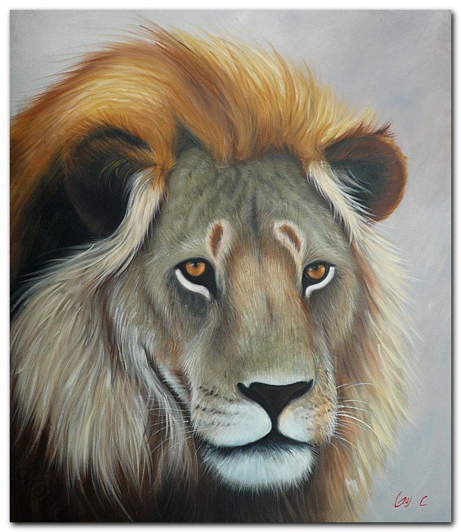 Famous Lion Painting At PaintingValley.com | Explore Collection Of ...