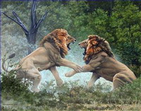 200x157 Lion Paintings For Sale - Famous Lion Painting