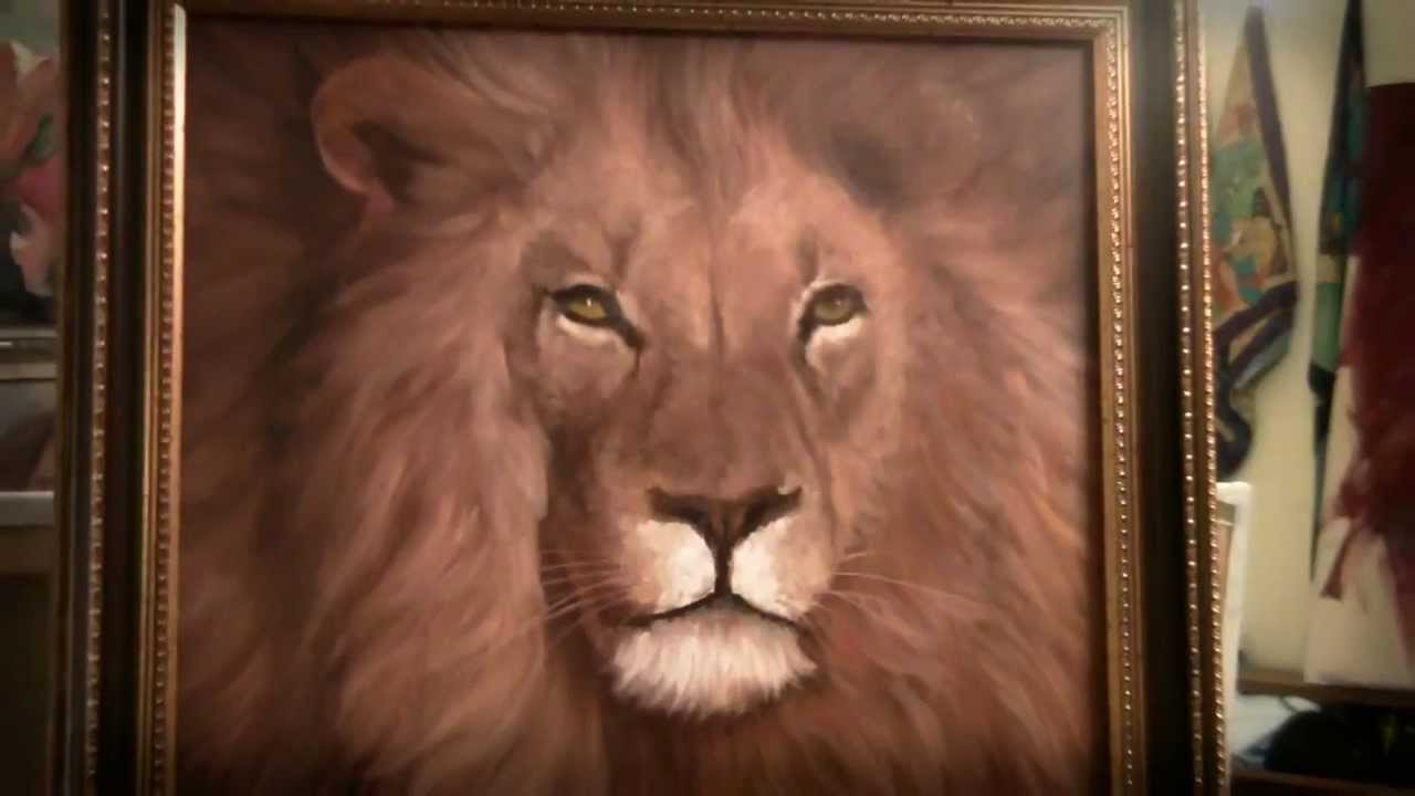 1280x720 Russian Bob Ross. The Most Famous Russian Artist Igor Sugars - Famous Lion Painting