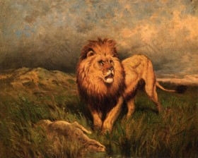 280x224 Famous Animal Painting Paintings For Reproduction - Famous Lion Painting