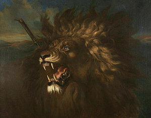 300x235 Famous Lion Paintings Fine Art America - Famous Lion Painting