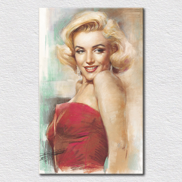600x600 Canvas Prints Famous Beautiful Lady Marilyn Monroe Paintings As - Famous Marilyn Monroe Painting