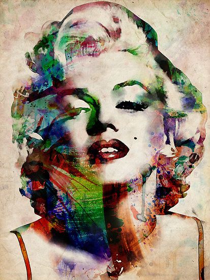 413x550 Image Gallery For Famous Urban Paintings Character - Famous Marilyn Monroe Painting