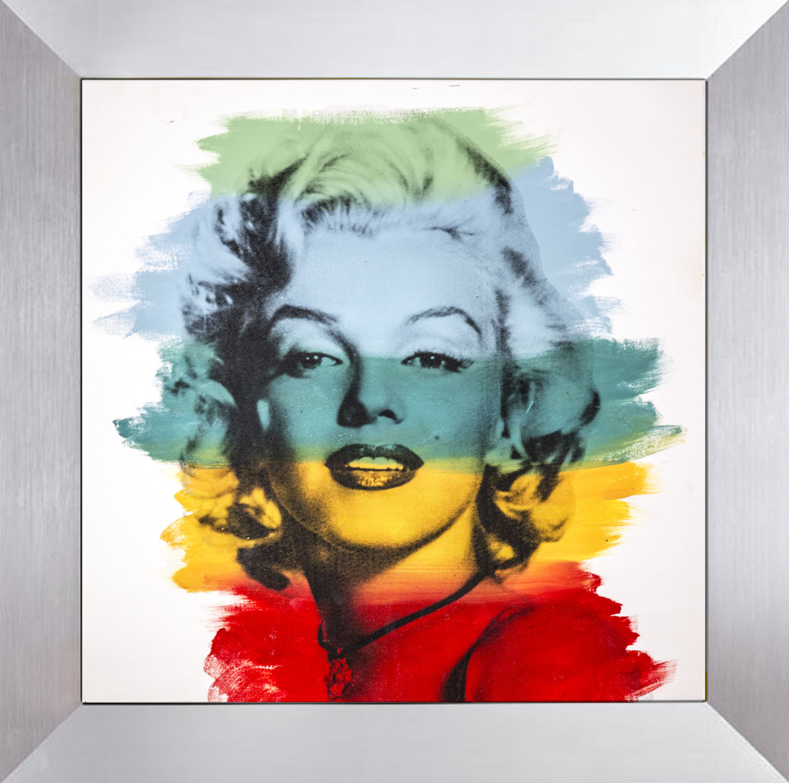 1600x1588 Steve Kaufman Marilyn Monroe Warhol Famous Assistant Oil Painting - Famous Marilyn Monroe Painting