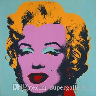 320x320 Best Framed Andy Warhol Marilyn Monroe,genuine Hand Painted Famous - Famous Marilyn Monroe Painting