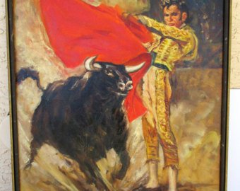 340x270 Matador Painting Etsy - Famous Matador Painting