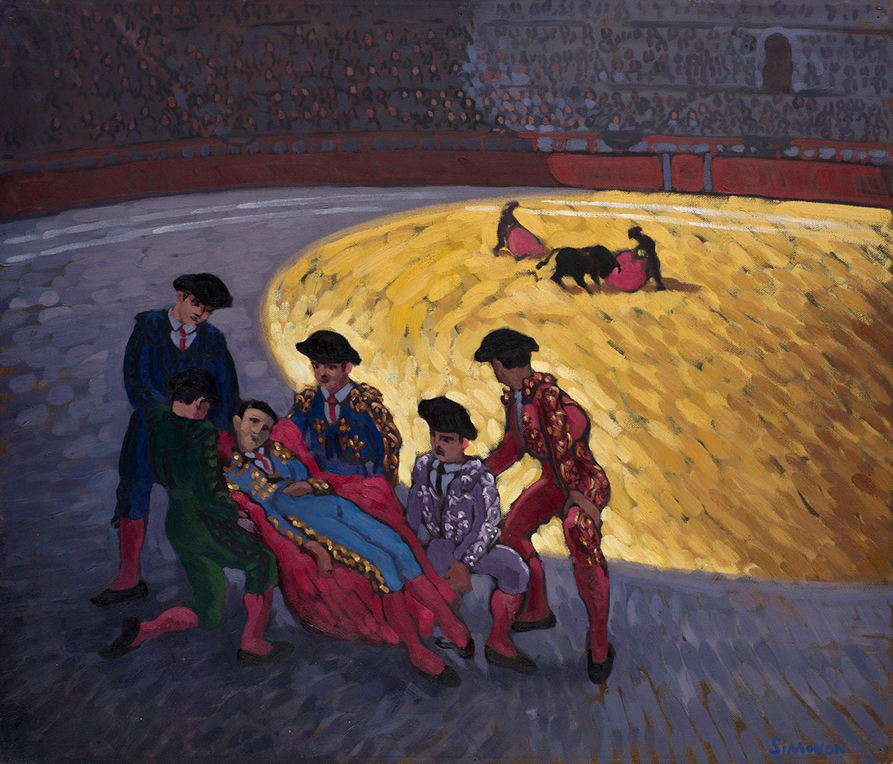 1280x1095 Paul Simonon - Famous Matador Painting