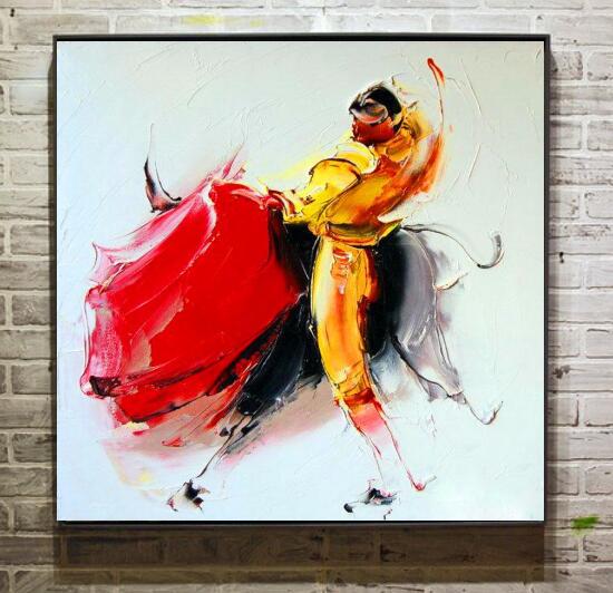 550x532 Free Shipping Famous Artist's Artworks Hand Painted Elegant - Famous Matador Painting