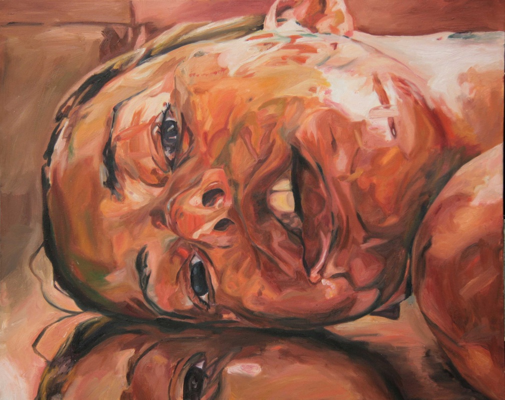 1009x800 Oil Painting - Famous Monochromatic Painting