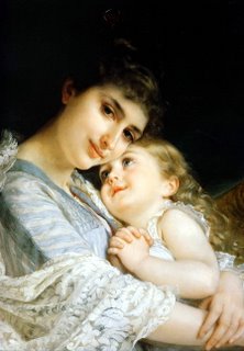 222x320 Opposite Day Famous Motherchild Paintings Mother Of Nine9 - Famous Motherhood Painting