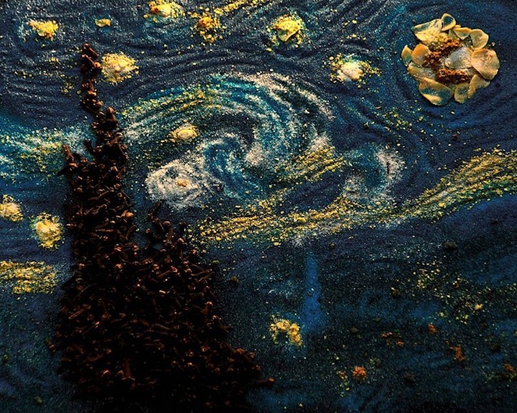 750x599 Van Gogh Starry Night - Famous Night Sky Painting