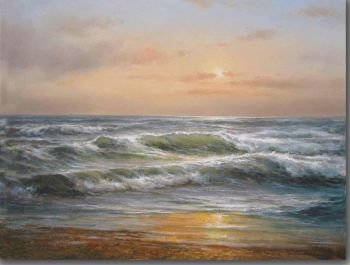 Famous Ocean Wave Painting at PaintingValley.com | Explore collection ...