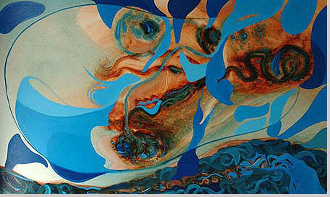 680x406 Octopus Painting Sydney Artist Wayne Ashton 91028 - Famous Octopus Painting